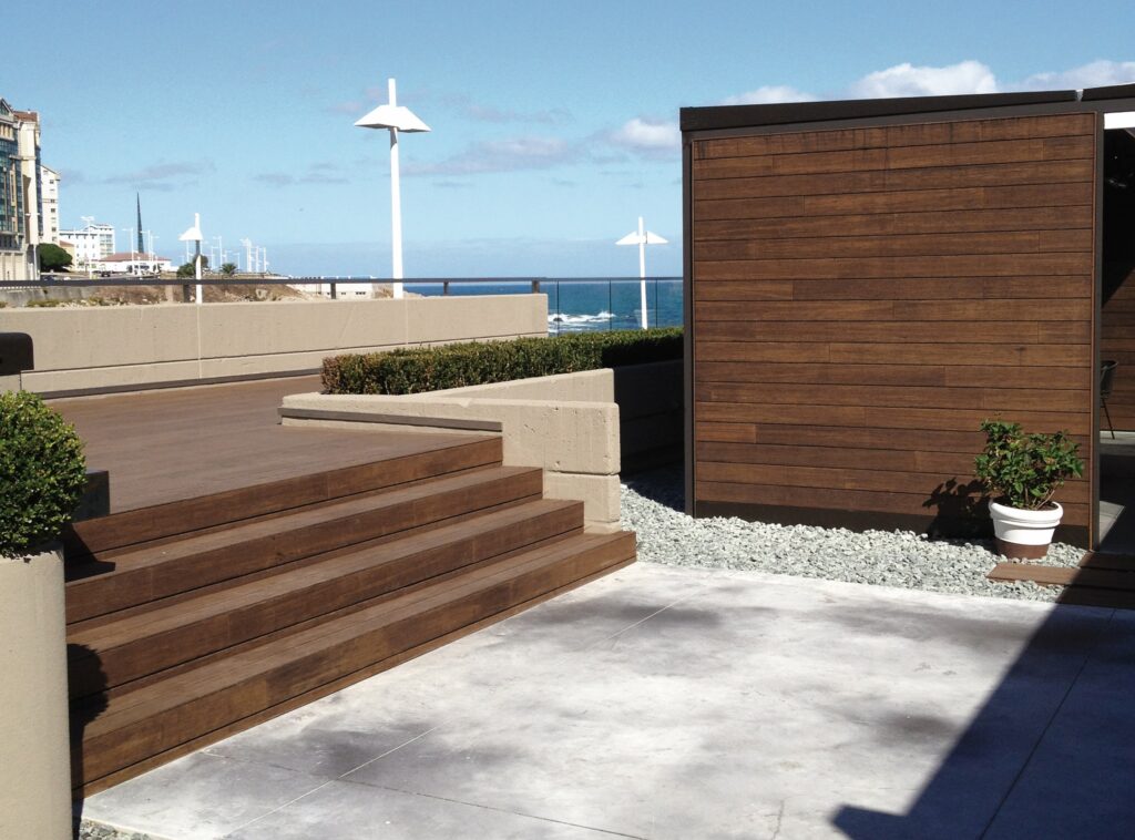 Bamboo decking and cladding