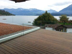Terrasse en bambou MOSO Bamboo X-treme dans les Appartements Wendelsee