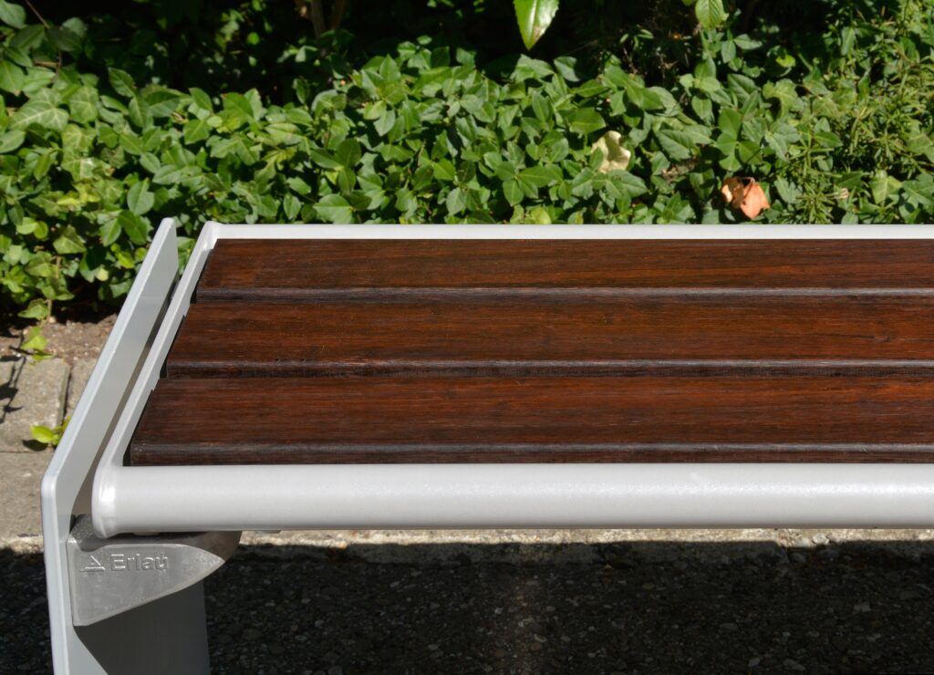 MOSO Bamboo beams used in outdoor bench