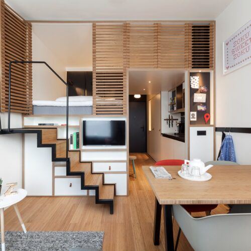 MOSO Bamboo products used in Zoku hotel Amsterdam