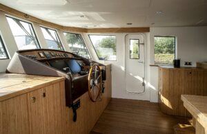 MOSO Bamboo Solid Panel interior in a yacht made by Altena Yachting