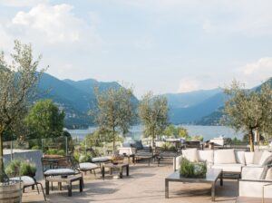 Le bambou X-treme utilisé pour répondre à une exigence élevée à l'hôtel Hilton Lake Como en Italie