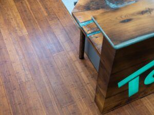 Sustainable and robust MOSO Bamboo UltraDensity floor at Tonis