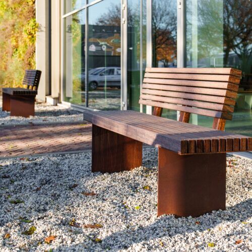 MOSO® Bamboo X-treme and N-durance beams used in FURNS benches