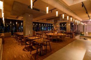 Restaurant Next with MOSO® Bamboo Industriale