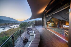 MOSO® Bamboo X-treme® Decking and MOSO® Bamboo UltraDensity® installed at Babanango Lodge in South Africa.