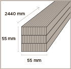 MOSO bamboo beams dimensions
